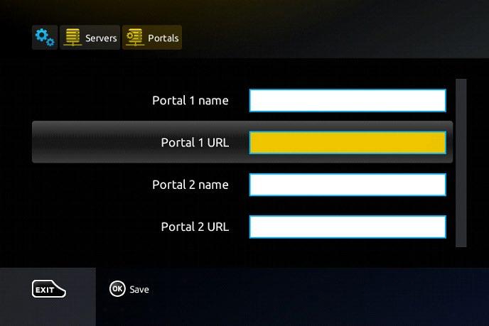 Add IPTV Portal Info