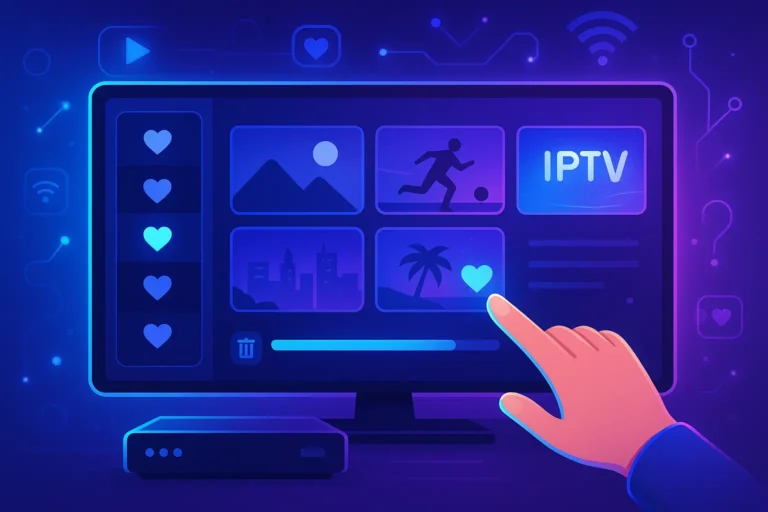 Clear Favourites on IPTV