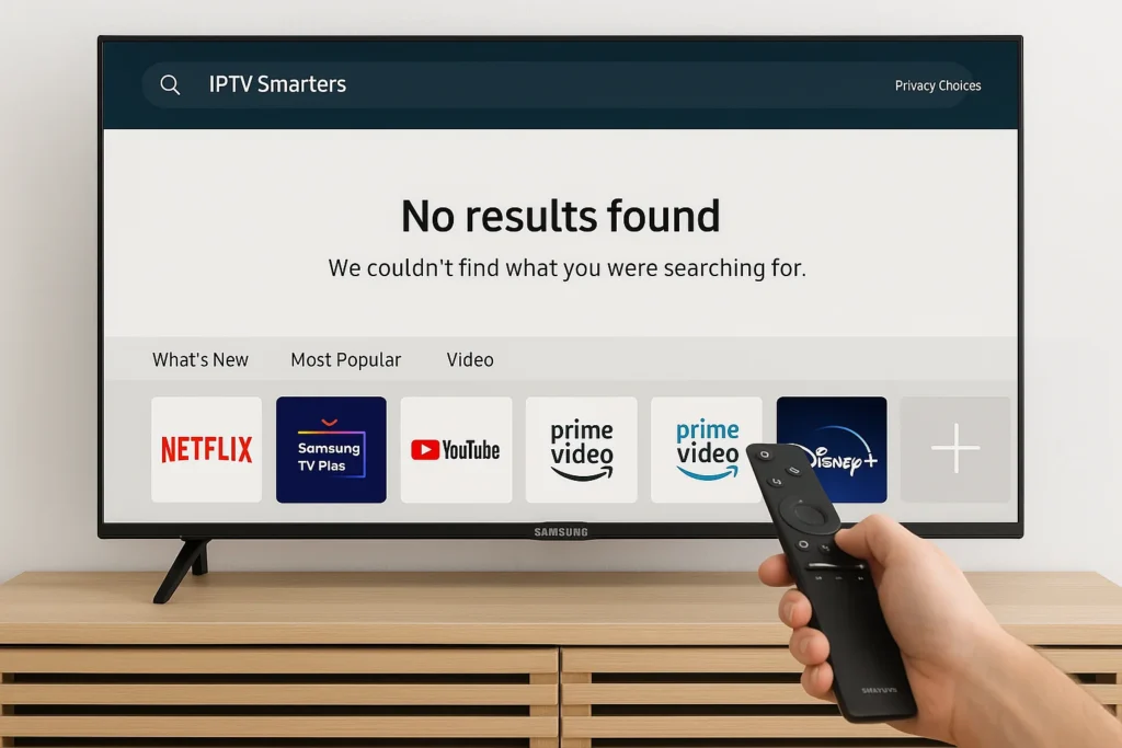 Can I Download IPTV Smarters on Samsung Smart TV