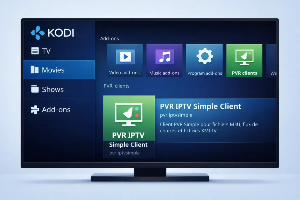 IPTV on Kodi 2
