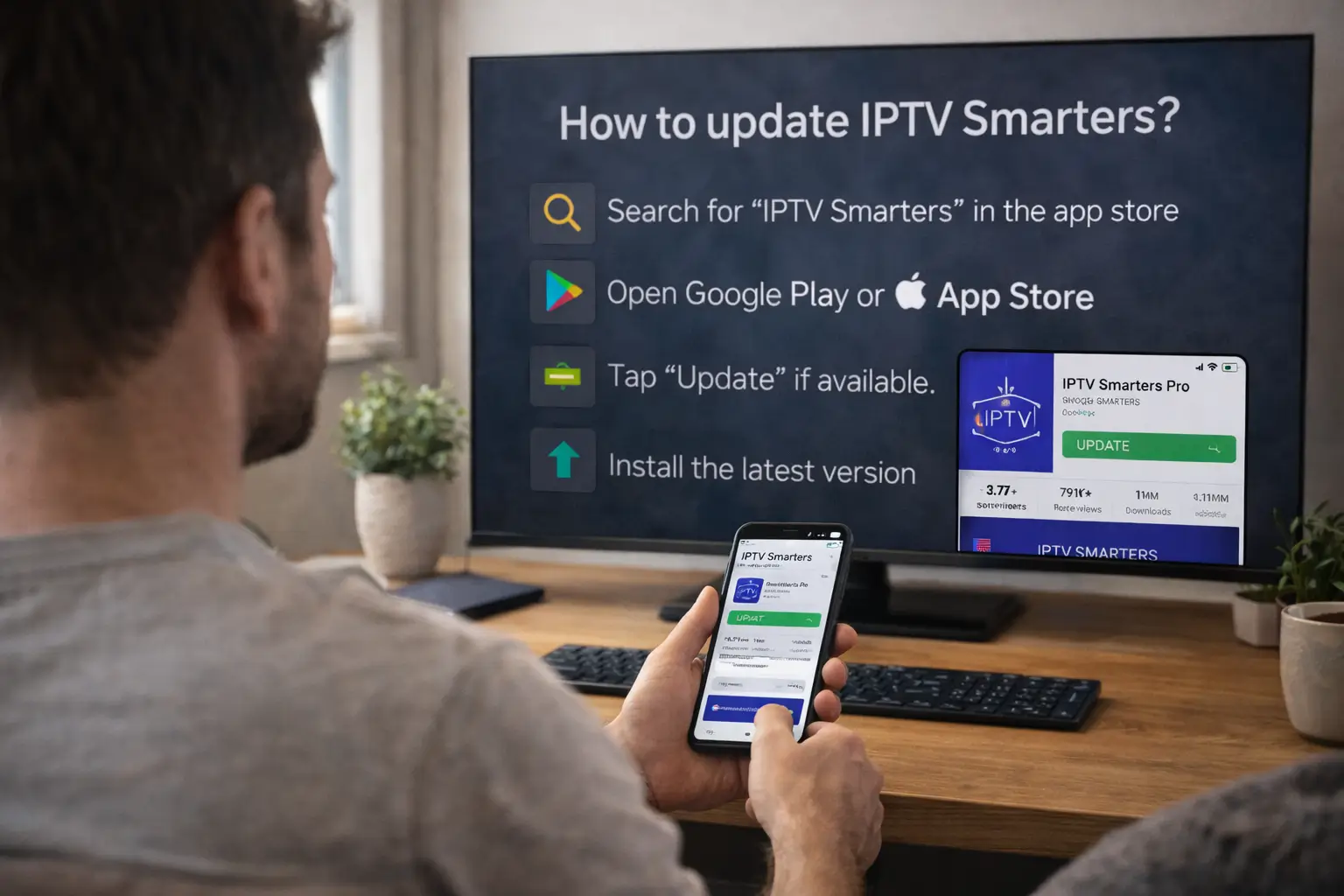 update iptv smarters
